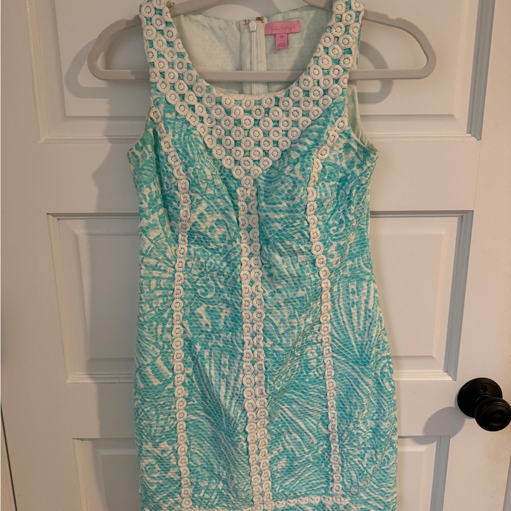 TWO Lilly Pulitzer 00 and XXS bright preppy beach/pool dresses